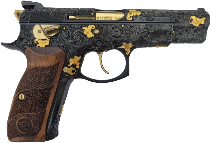 Zlacená a gravírovaná CZ 75