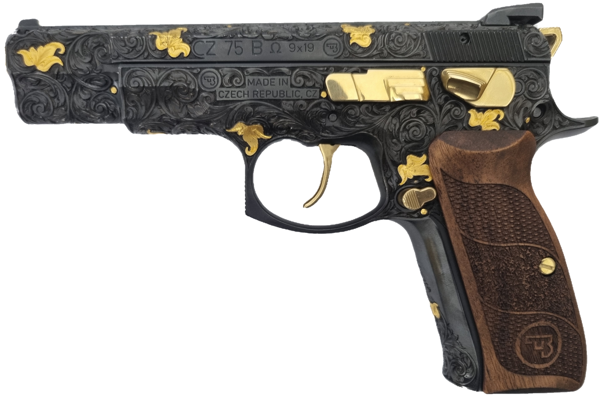 Zlacená a gravírovaná CZ 75 – foto 2
